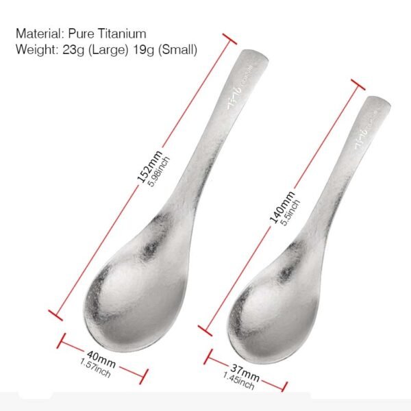 TITO TITANIUM,Outdoor colored pure titanium spoon - Image 2