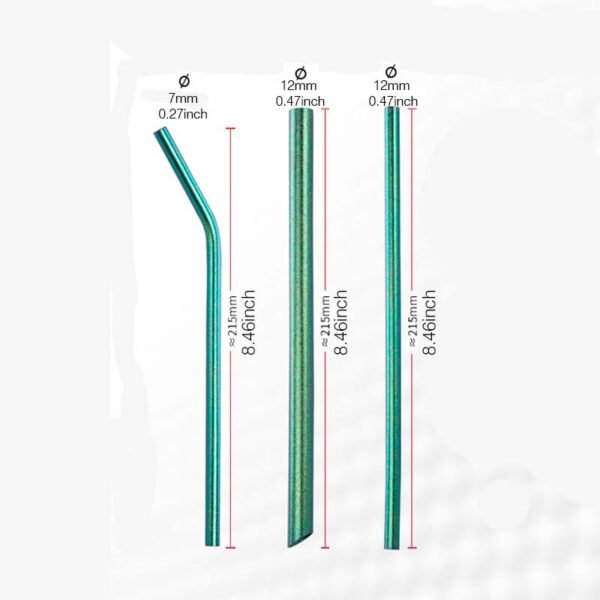 TITO TITANIUM,Outdoor pure titanium straws, portable straws, portable water cup long straws - Image 2