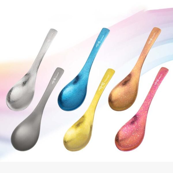 TITO TITANIUM,Outdoor colored pure titanium spoon