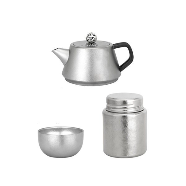 TITO TITANIUM,Outdoor pure titanium teapot,300ML&140ML - Image 2