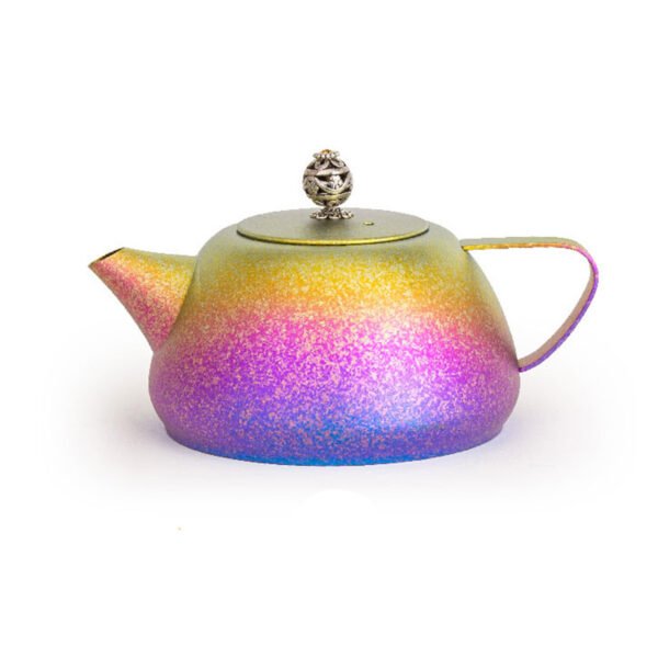 TITO TITANIUM,Outdoor pure titanium teapot,350ML&4*45ML