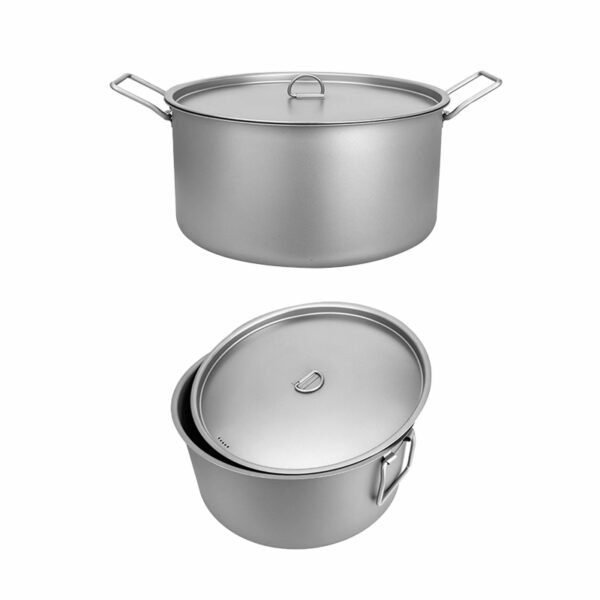 TITO TITANIUM,Outdoor pure titanium soup pot, 5000ML - Image 2