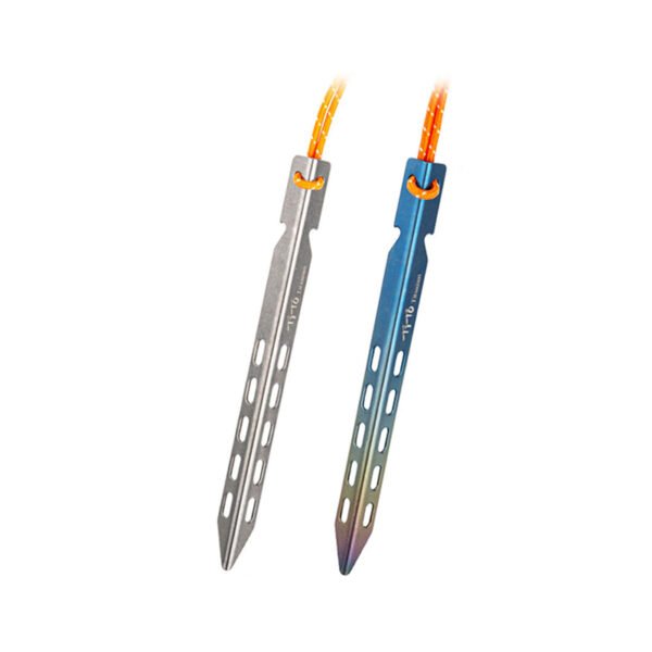 TITO TITANIUM,Outdoor pure titanium V-shaped tent nails