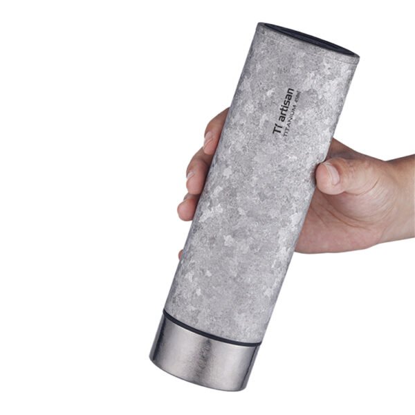 TI ARTISAN,Outdoor pure titanium thermos cup, 450ML - Image 4