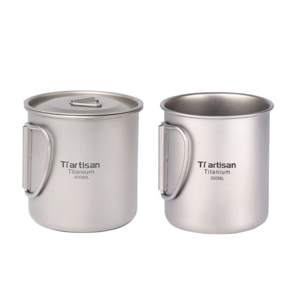 TI ARTISAN,Outdoor pure titanium water cup,300ML&400ML - Image 3