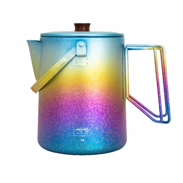 TITO TITANIUM,Outdoor pure titanium coffee pot,1500ml