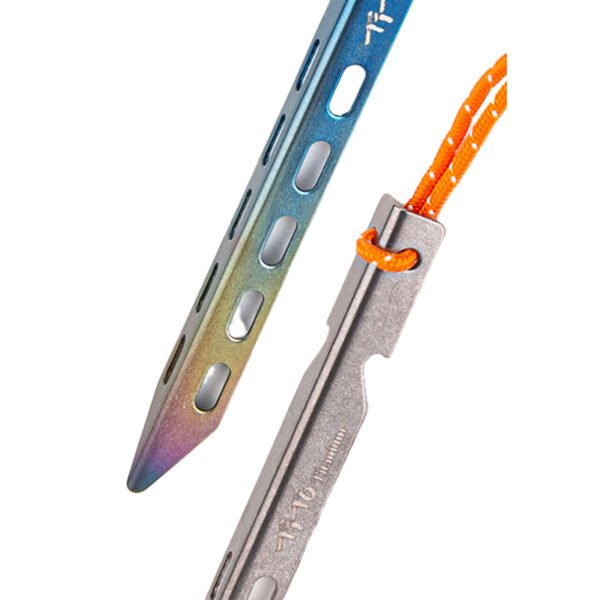 TITO TITANIUM,Outdoor pure titanium V-shaped tent nails - Image 3