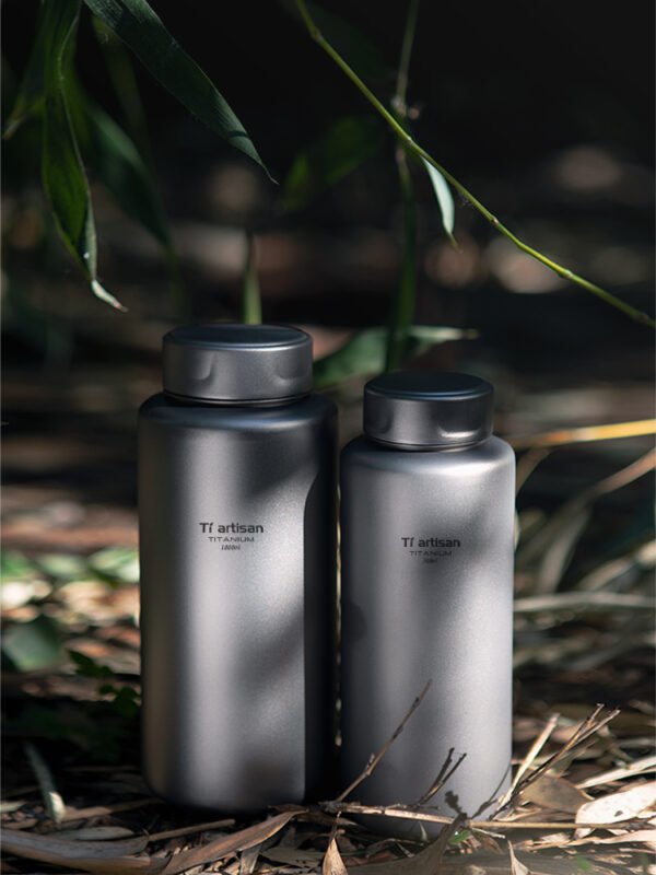 TI ARTISAN,Outdoor pure titanium wide mouth kettle,700ML&1000ML - Image 3