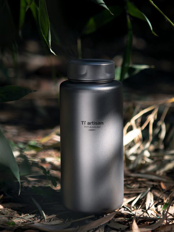 TI ARTISAN,Outdoor pure titanium wide mouth kettle,700ML&1000ML - Image 4