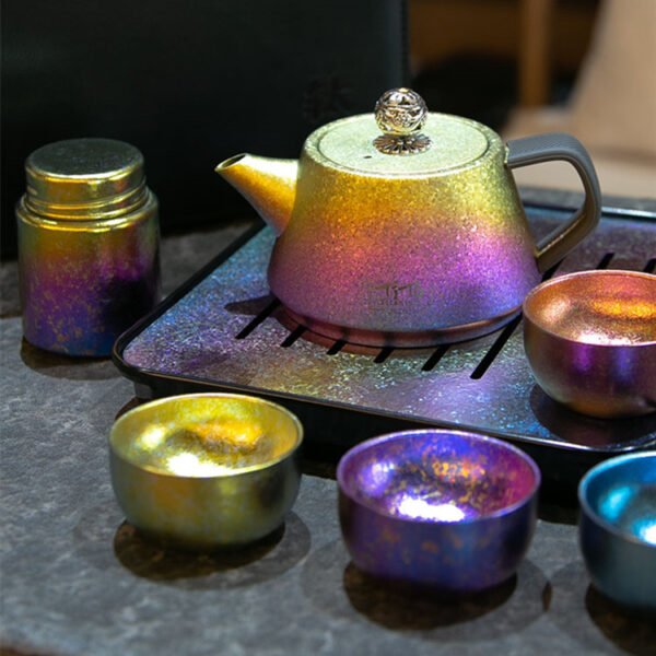 TITO TITANIUM,Outdoor pure titanium teapot,300ML&140ML - Image 4