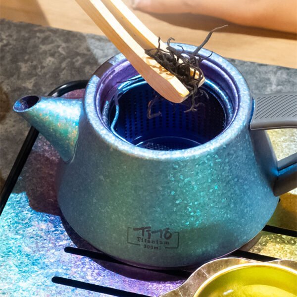 TITO TITANIUM,Outdoor pure titanium teapot,300ML&140ML - Image 3