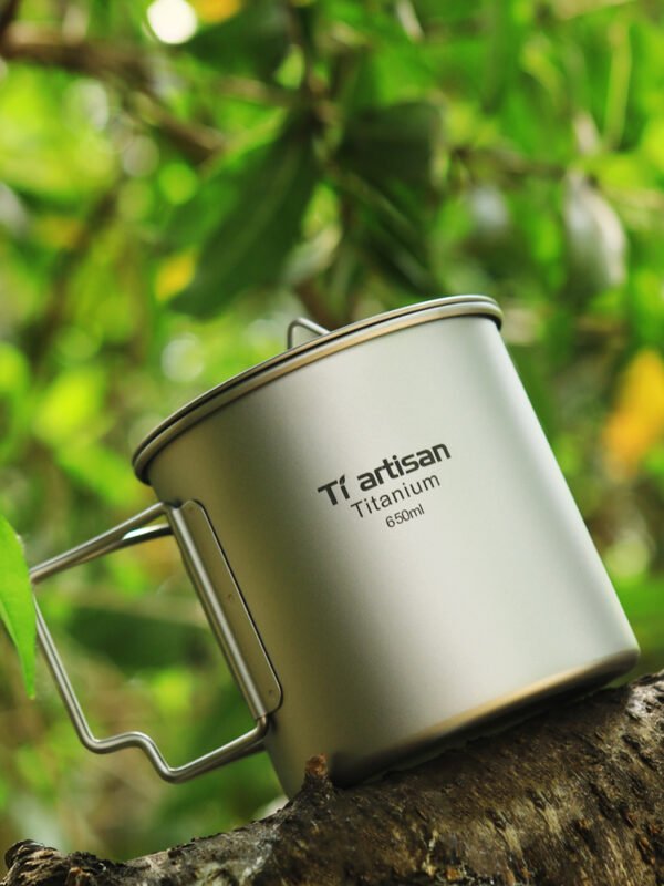 TI ARTISAN,Outdoor titanium cup,200ML-750ML - Image 4