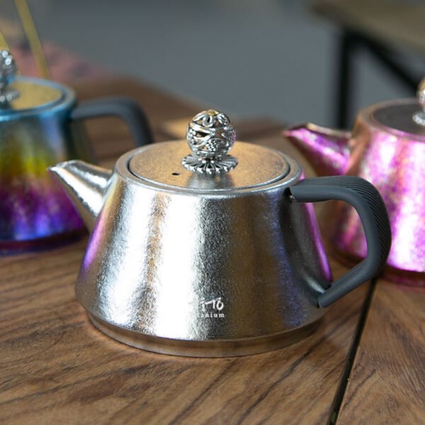 TITO TITANIUM,Outdoor pure titanium teapot,300ML - Image 5