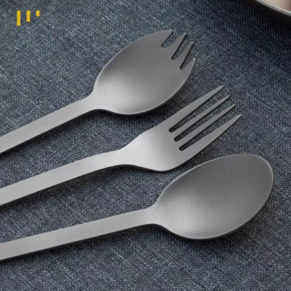 TITO TITANIUM,Outdoor pure titanium fork spoon - Image 4