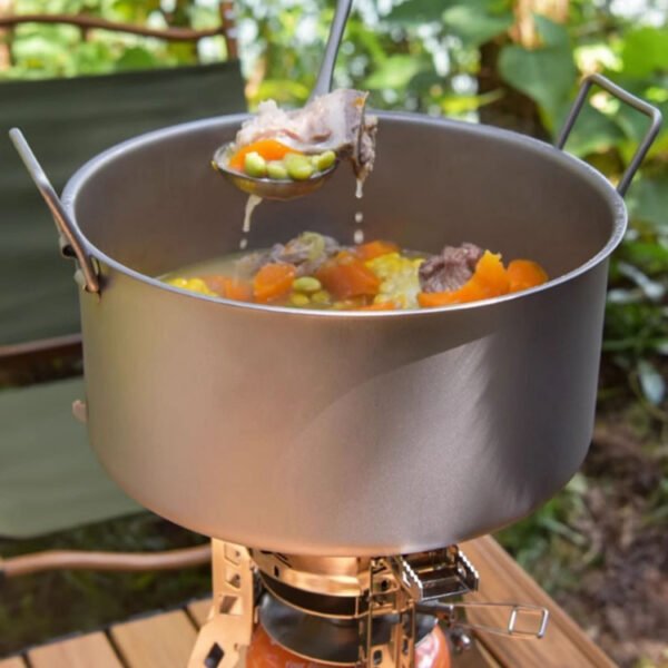 TITO TITANIUM,Outdoor pure titanium soup pot, 5000ML - Image 5