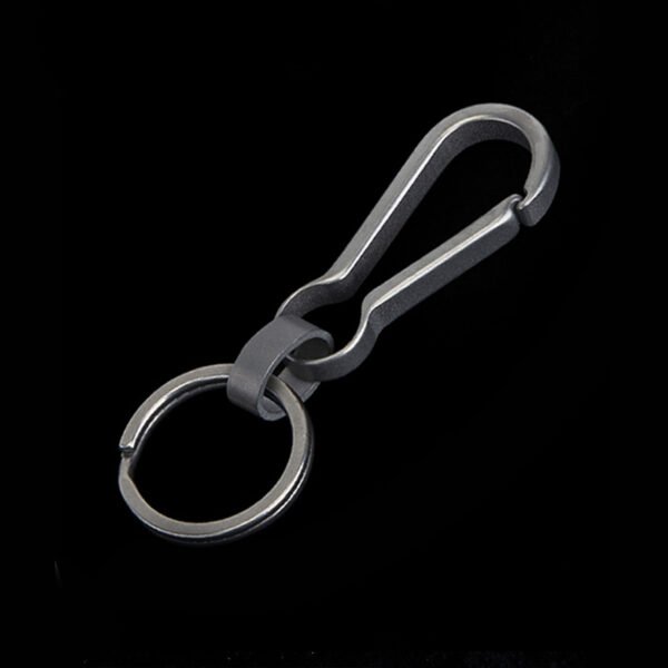 TITO TITANIUM,Outdoor pure titanium simple keychain - Image 4