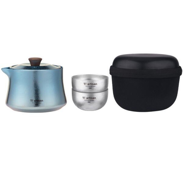 TI ARTISAN,Outdoor pure titanium tea infuser, 180ML - Image 3