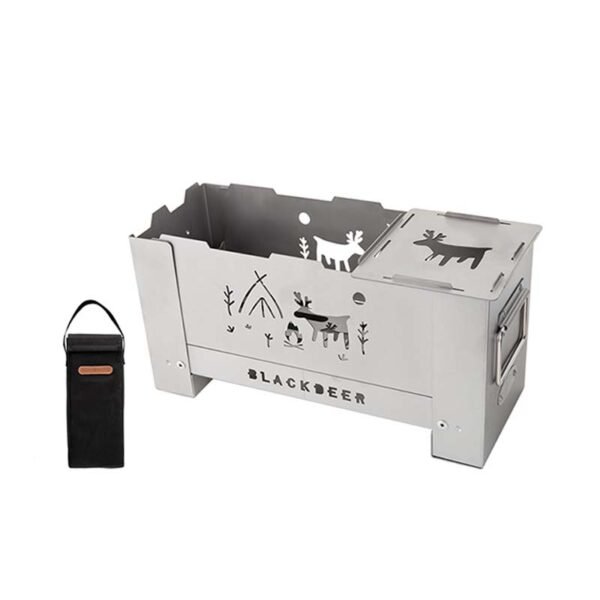 BLACKDEER,Outdoor pure titanium wood stove