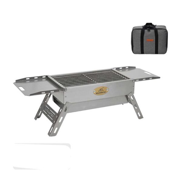 Outdoor pure titanium grill, camping portable folding grill