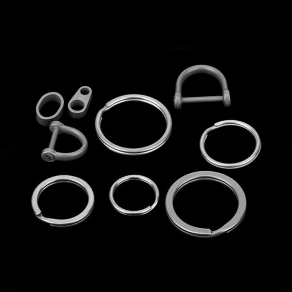 TITO TITANIUM,Outdoor pure titanium keychain ring