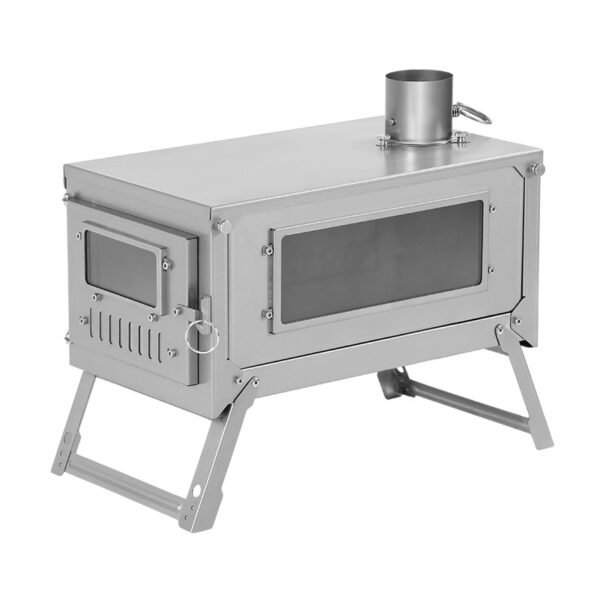Outdoor pure titanium tent firewood stove, camp firewood stove