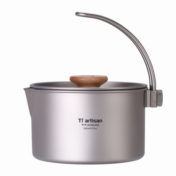 TI ARTISAN,Outdoor pure titanium pots,1100ML