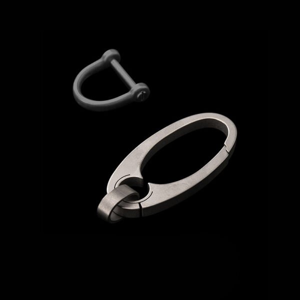TITO TITANIUM,Outdoor oval titanium key chain - Image 5