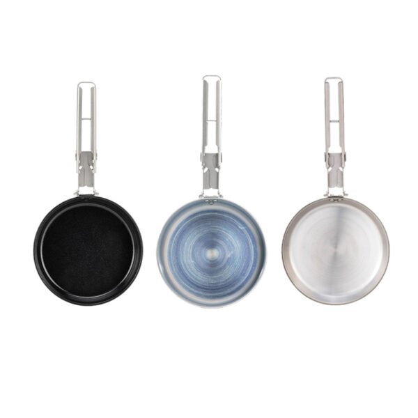 KEITH,Outdoor pure titanium non-stick frying pan, 120ML&140ML