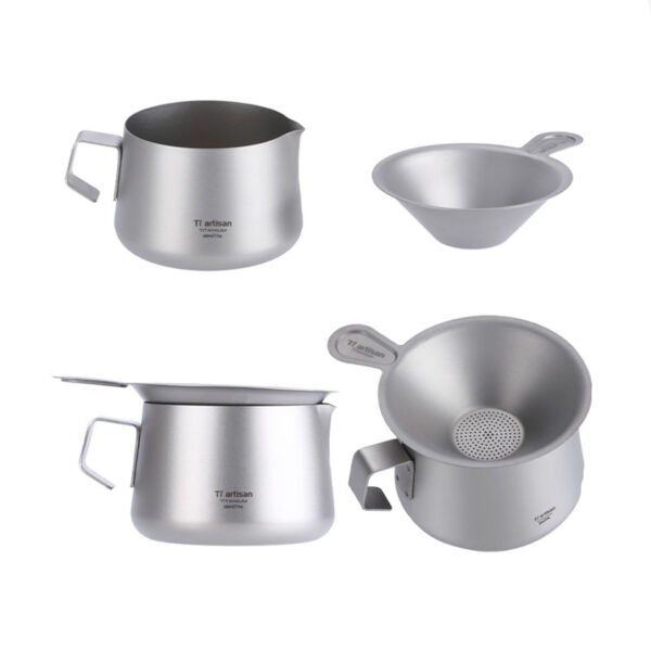 TI ARTISAN,Outdoor pure titanium tea dispenser,230ML&280ML