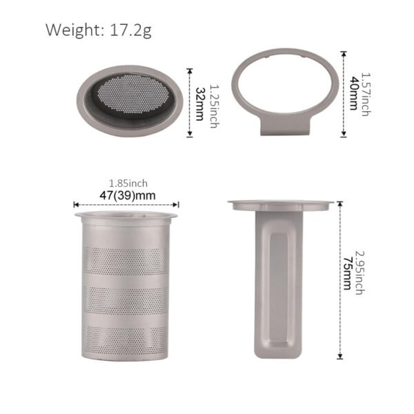 TI ARTISAN,Outdoor pure titanium tea filter - Image 2