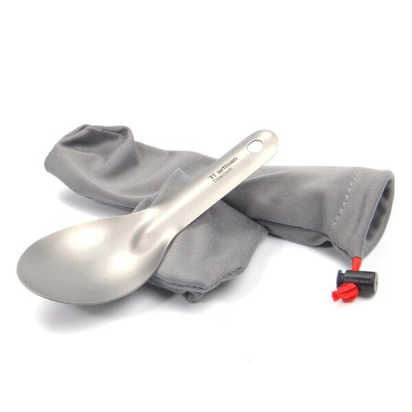 TI ARTISAN,Outdoor pure titanium fork spoon - Image 3