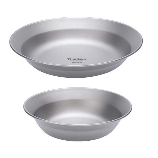 TI ARTISAN,Outdoor pure titanium bowls and plates, 500ML&750ML&850ML - Image 3