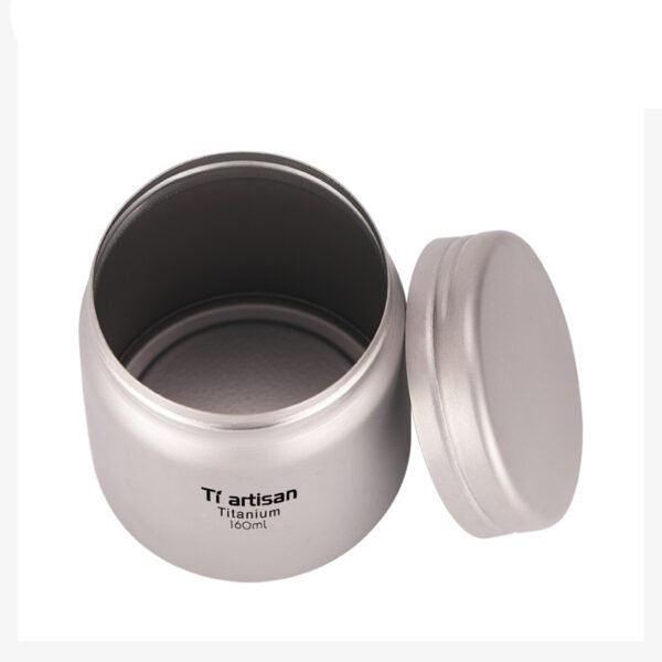 TI ARTISAN,Outdoor pure titanium tea can, 160ML - Image 3