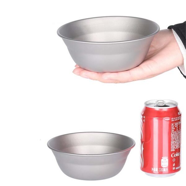 TI ARTISAN,Outdoor pure titanium bowls and plates, 500ML&750ML&850ML - Image 4