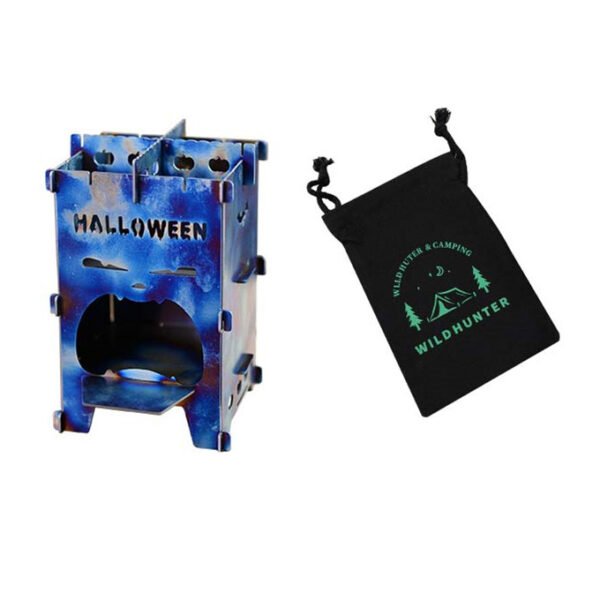 Outdoor pure titanium fire pit, BC camping wood stove - Image 3