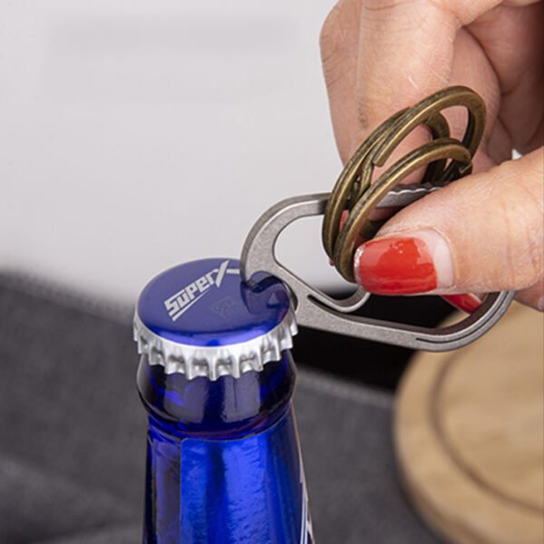 TITO TITANIUM,Outdoor pure titanium multifunctional keychain - Image 4