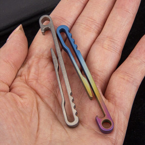 TITO TITANIUM,Outdoor pure titanium keychain - Image 5
