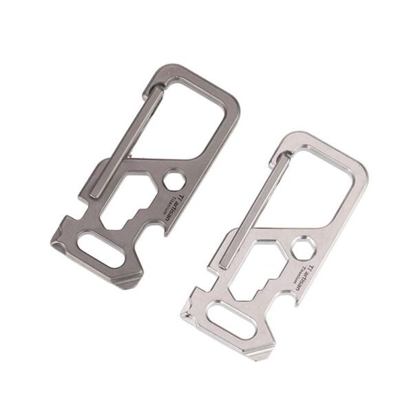 TI ARTISAN,Outdoor pure titanium multifunctional hanging buckle