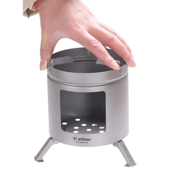 TI ARTISAN,Outdoor pure titanium wood stove - Image 6