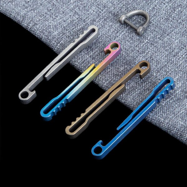 TITO TITANIUM,Outdoor pure titanium keychain