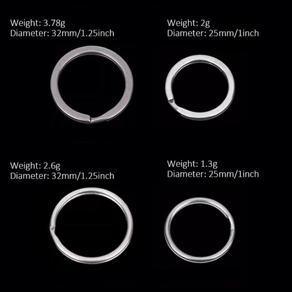 TITO TITANIUM,Outdoor pure titanium keychain ring - Image 3