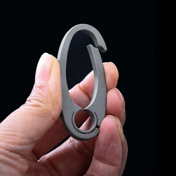 TITO TITANIUM,Outdoor oval titanium key chain - Image 4
