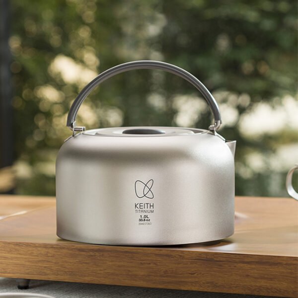 KEITH,Outdoor pure titanium kettle, 1000ML&1500ML - Image 7