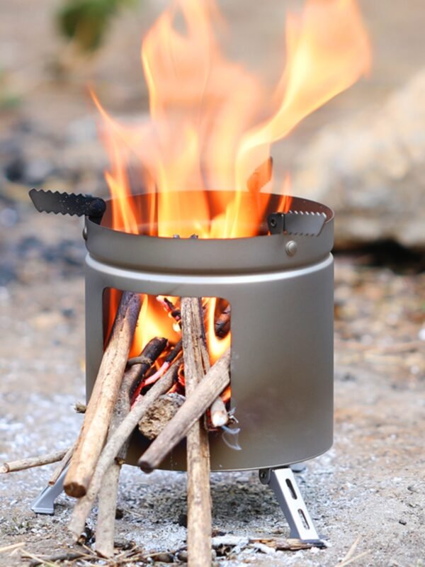 TI ARTISAN,Outdoor pure titanium wood stove - Image 5