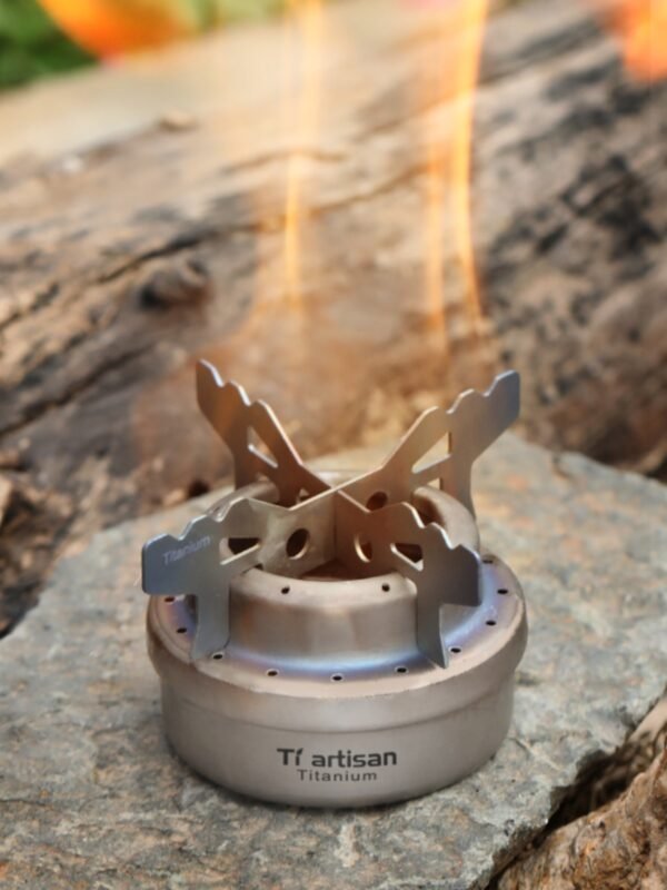 TI ARTISAN,Outdoor pure titanium alcohol stove, camping stove - Image 5