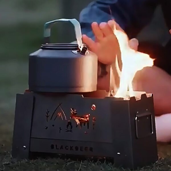 BLACKDEER,Outdoor pure titanium wood stove - Image 6