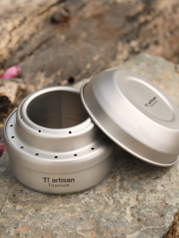 TI ARTISAN,Outdoor pure titanium alcohol stove, camping stove - Image 3