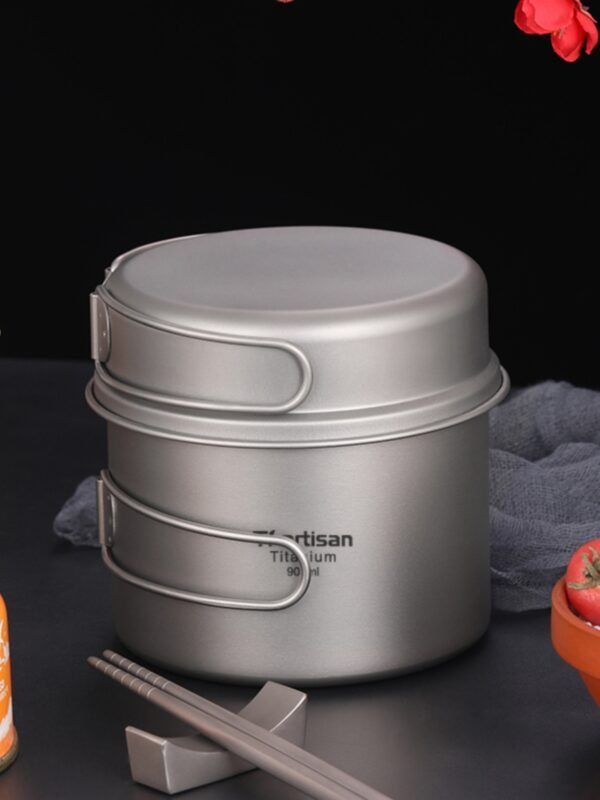 TI ARTISAN,Outdoor pure titanium frying pan - Image 4