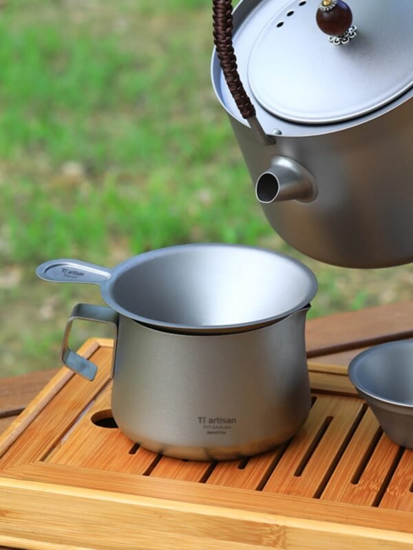 TI ARTISAN,Outdoor pure titanium tea dispenser,230ML&280ML - Image 4