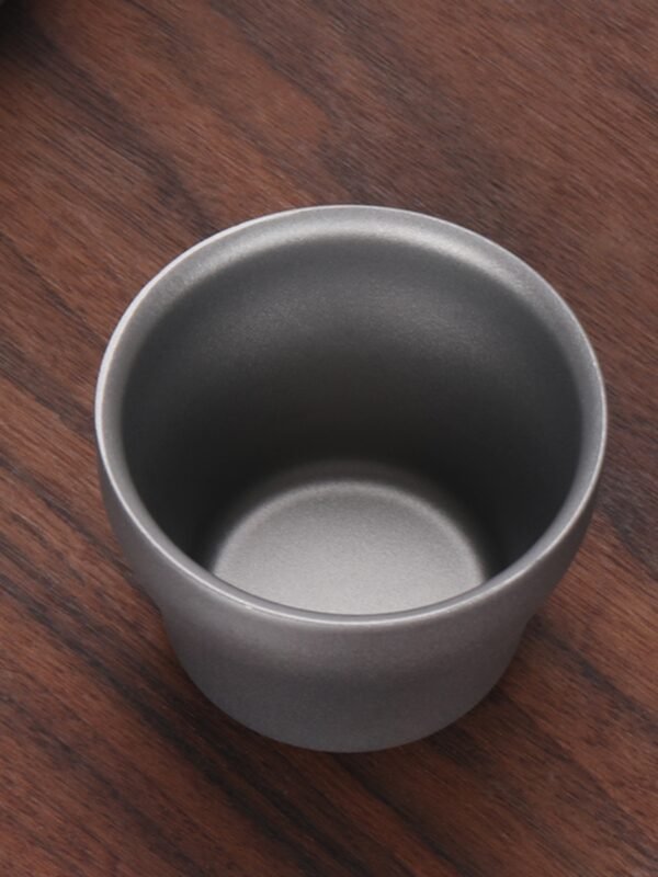 TI ARTISAN,Outdoor pure titanium tea cup, 350ML&45ML - Image 5